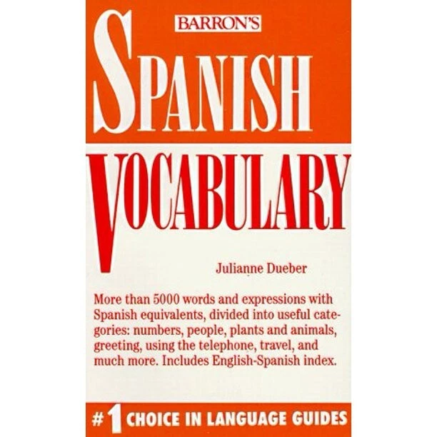 Barron's Spanish Vocabulary Paperback - Image 1 of 1