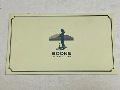 Tarjeta de puntuación de colección Boone Golf Club North Carolina Mountains Course Foto 1 de 3