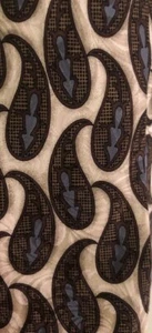 Ziggurat 100% Silk Brown Beige Paisley Neck Tie ~Excellent Pre-Owned Condition~ - Picture 1 of 3