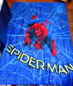 Marvel Spider Man Comforter Twin Reversible Bed Spread 84” x 60” Superhero VG/EC - Picture 1 of 10
