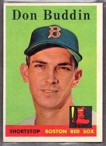 1958 Topps Set-Break #297 Don Buddin como nuevo *Jaysace* - Imagen 1 de 2
