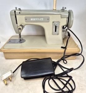 Vintage Merrit Singer Model 217 Sewing Machine Heavy Duty - Picture 1 of 12