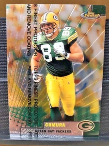 1999 Topps Finest Holochrome Football Card #94 Mark Chmura/Packers-w/Coating-Mnt - Picture 1 of 12