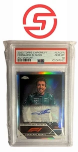 2023 Topps Chrome Formula 1 Fernando Alonso Autograph - Picture 1 of 2