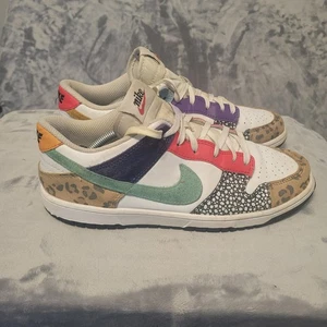 Nike Dunk Low SE Größe Damen 8 Safari Mix Multicolor Sneaker Schuhe - Bild 1 von 10