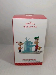Hallmark Keepsake Ornament Icy-Cool Adventure Phineas & Ferb 2014 Disney New - Picture 1 of 3
