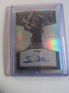 2022 Prizm Draft Picks Samuel Zavala sessioni di firma ARGENTO Prizm AUTO # SS-SZ - Foto 1 di 2