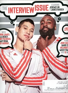 Jeremy Lin & James Harden  - December 10 2012 ESPN Magazine Houston Rockets - Picture 1 of 2