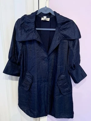 Vestido/abrigo JOSEPH RIBKOFF azul ligero talla 6 para mujer ¡brillante hermoso! Foto 1 de 4