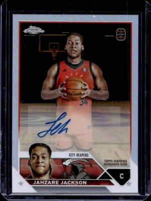 2023-24 Topps Chrome OTE Jahzare Jackson Auto #A-JJ - Image 1 of 2