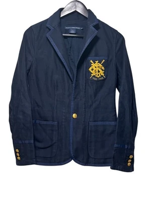 Blazer vintage Ralph Lauren Sport etiqueta azul para mujer yate náutico azul marino talla 2 Foto 1 de 4