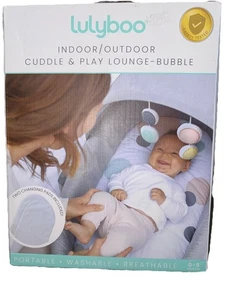 Cuna portátil LulyBoo Snuggle Bubble Baby Lounge con inserciones adicionales - Imagen 1 de 2