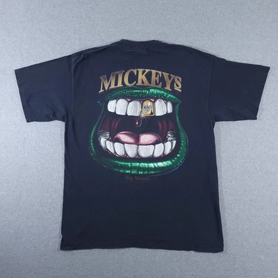 Camisa Promocional Vintage Mickeys Licor Boca Grande Talla XL AAA Malta Fina Foto 1 de 4