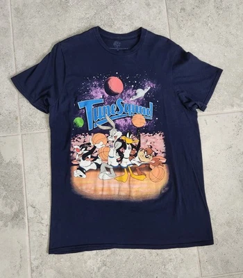 Space Jam Tune Squad LOONEY TOONS basketball blue short-sleeve T-shirt (M) - Image 1 of 4