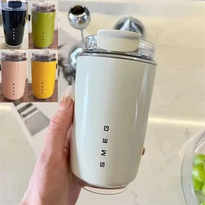 Smeg Coffee Mug Stainless Steel Travel Water Bottle Insulated Cup 8 Colors - Picture 1 of 21