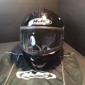 HJC Helmets FS-10 Gloss Black, Size Large, 7 3/8-7 1/2 In, 60 cm, W, Visor, DOT - Bild 1 von 16
