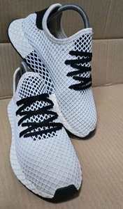 ADIDAS DEERUPT SNEAKER GRÖßE UK 5 BEIGE SCHWARZ-WEISS TOP ZUSTAND - Bild 1 von 10