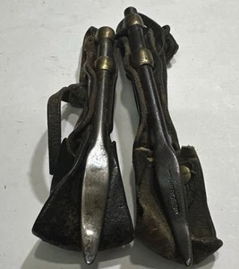 VINTAGE COLLECTIBLE HAND CORN SHUCKERS - SET OF 2 One Marked “The Boss” - Picture 1 of 4