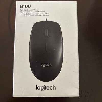 Logitech B100 (910-001439) Optical USB Mouse - Image 1 of 2