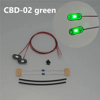 LED Contour Lamp Side Lights for 1/14 Tamiya RC Truck SCANIA 770S VOLVO Car - Image 1 of 4