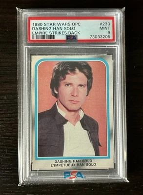 1980 OPC Star Wars Empire Strikes Back #233 Dashing Han Solo PSA 9 Pop 2 No ^ - Image 1 of 2