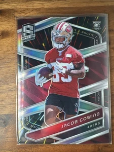 2024 Panini Spectra - Rookies Jacob Cowing #150 Hyper Prizm 1/75 (RC) ¡Sujetalibros! - Imagen 1 de 2