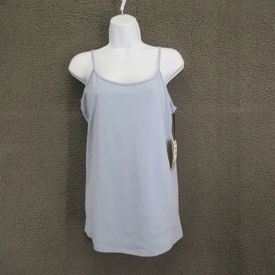Halogen Camisole Tank Top Womens Large Light Blue Clear Sky Spaghetti Strap NWT - Image 1 of 4