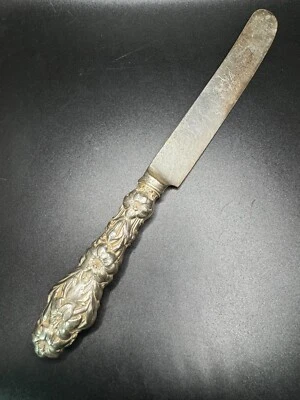 Cuchillo de plata de ley Lily by Whiting 9 3/8" Foto 1 de 3