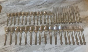Barclay Geneve BAG3 Stainless Steel Flatware Lot of 42 Dinner Knife Spoon Fork - Picture 1 of 10