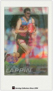 2005 Herald Sun AFL Trading Cards 2-D Best & Fairest Card L2: N. Lappin