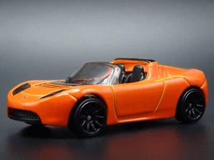 2008-2012 Tesla Roadster Naranja 1:64 Escala Coleccionable Maqueta Coche Modelo - Imagen 1 de 8