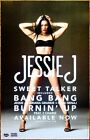 JESSIE J Sweet Talker « Bang Bang » Ltd édition neuve affiche RARE + BONUS affiche pop rock !