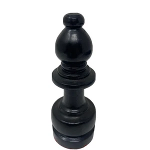 Vintage Wooden Chess Piece Mid Century Modern (Giant) Replace Bishop Black - Picture 1 of 7