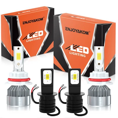 Faro LED alto bajo + bombillas antiniebla súper brillantes para Volvo WAH 1998-1998 Foto 1 de 4