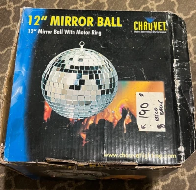 Chauvet MB-12 Mirror Ball 12-inches DJ Lighting - Image 1 of 4