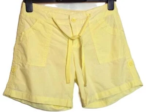 NEW PAPAYA🌺YELLOW COTTON ROLL TAB SHORTS 🌸 SIZE 8 # S171* - Picture 1 of 4