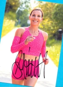 Sabrina MOCKENHAUPT - Biglietto autografo firmato + firmato LA - MONDIALI - CARTOLINA - OMAGGIO - Foto 1 di 1