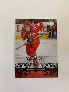 2008-09 Upper Deck #204 Brandon Sutter YG RC - Carolina Hurricanes