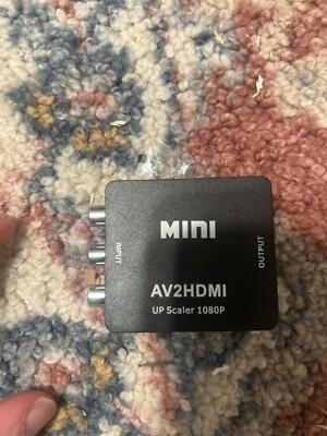 Cooligg RCA to HDMI Female Converter Composite CBS Video Adapter - AV2HDMI - Image 1 of 3