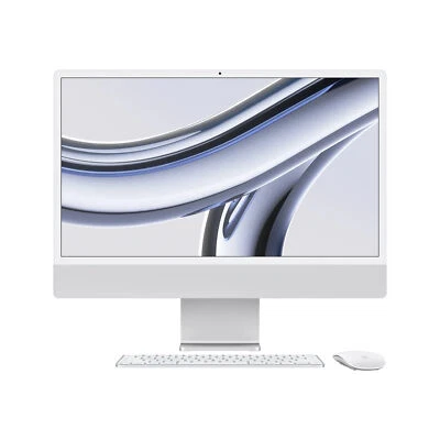 iMac all-in-one desktop computer 24" Apple M3 chip 8GB Memory, 256GB SSD storage - Image 1 of 4