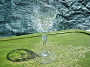 Vintage French Crystal Cristal d'Arques Wine Goblet or Water Glasses 7.25 H - Picture 1 of 6