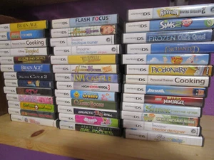Various Nintendo DS and 3DS games select a title - Picture 1 of 230