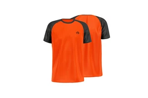 Men's Gym T-Shirt Breathable Dry-Fit Short Sleeve Running Top S TO 4XL - Picture 1 of 5