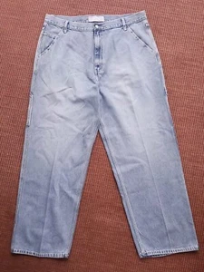 Vtg Y2K Levi’s Carpenter Jeans Men 38x32 Blue Baggy Wide Leg Skater Grunge 90's - Picture 1 of 7