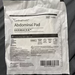 Dermacea Sterile Abdominal Pad 5 x 9 Inch Cardinal 7196D Exp 2028 15 Packs Lot - Picture 1 of 2