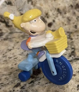1994 RARE Angelica Tricycle 3" Hardee's Action Figure Rugrats Nicktoon Cruisers - Picture 1 of 7