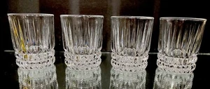 Fostoria..Heritage..1977-1982.Set of Four (4) Double Old-Fashioned.Appear Unused - Picture 1 of 10