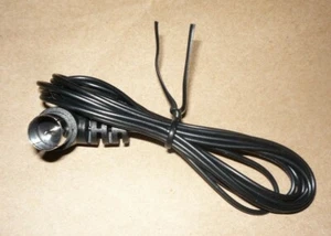 FM Antenna 75 Ohm F Type Push On Connector for Stereo Receiver Sony RCA ONKYO - Picture 1 of 10