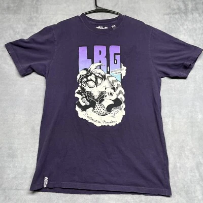 Camiseta LRG Y2K Lounging Para Hombre Grande Púrpura Estampado Gráfico Algodón Manga Corta Foto 1 de 4