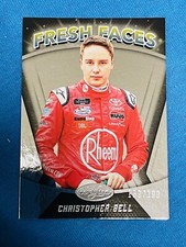 2018 Panini Certified Racing Fresh Faces Silver Christopher Bell NASCAR Card 🔥